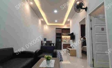 Sewa Rumah Kontrakan Bulanan tipe 65 Deluxe Full Perabotan SPA D'KOST  sentosa Sidomulyo Barat Pekanbaru