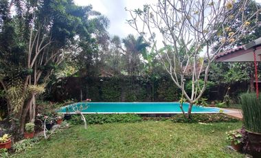 5,5M JADI 4,35M | Rumah Kolam Renang Godean, Villa 1439m MENAWAN