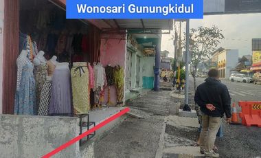 Ruko dijual dan rumah strategis di pasar kota wonosari gunungkidul