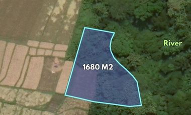 Small plot ( 1.680 sqm ) for lease in Nyanyi are of Tabanan