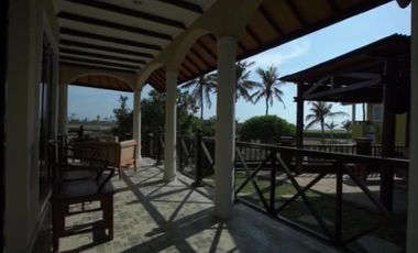 Raya pabean beach bali view gunung utara dan pantai