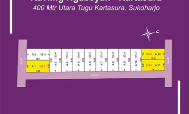 Tanah Cocok Bangun Kost di Solo Barat, Luas 120-an/m2, SHM