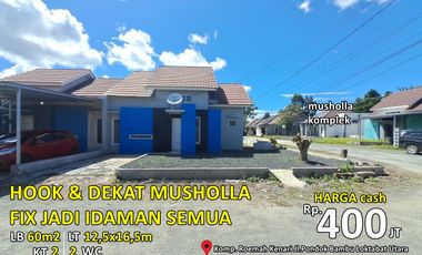rumah HOOK di cluster mewah ''Roemah Kenari'' loktabat utara