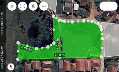 Disewakan Tanah 2500 m2 dekat Lippo Cikarang Bekasi