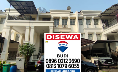 Disewakan Rumah 3 Lt 8 X 18 Gading Grande 4+1 Kt Furnish Kelapa Gading