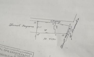 Rumah d pinggir jalan strategis