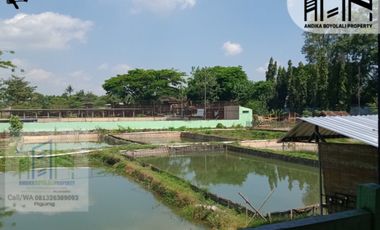 Rumah dekat alun alun dengan pemandangan sawah di banyudono boyolali