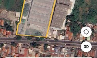 Pabrik ex garmen bordir pinggir jalan raya karawang timur