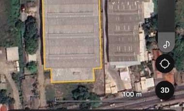 Pabrik ex garmen bordir pinggir jalan raya karawang timur