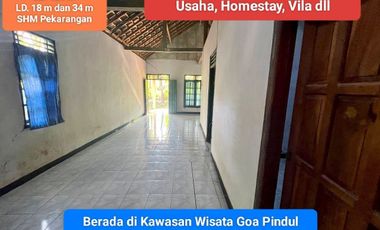 Jual Rumah Murah Bonus Tanah di Kawasan Wisata Goa Pindul Gunungkidul