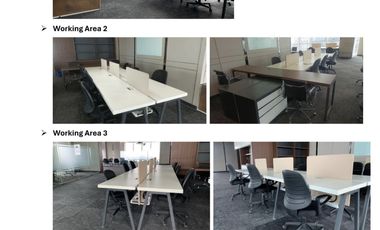 DISEWAKAN OFFICE FURNISH DI TALAVERA OFFICE TB SIMATUPANG