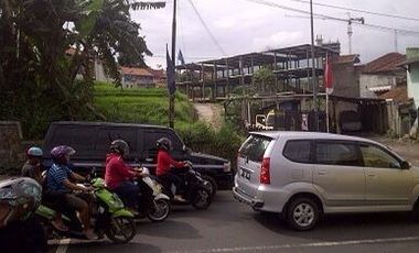 Jual tanah pinggir jalan raya Jatinangor cocok untuk cafe, kosan, kantor