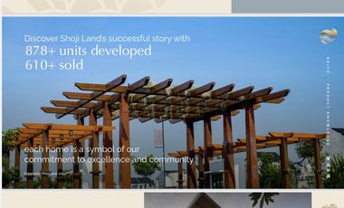 Perumahan Konsep Jepang 3lantai Tanpa DP Di Shoji Land Candi Sidoarjo