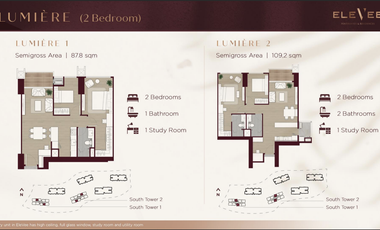Elevee Residences Kondominium 2BR di Alam sutera