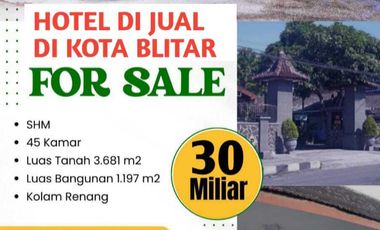 Di JUAL Hotel di Kota Blitar di Kawasan wisata makam Bung Karno