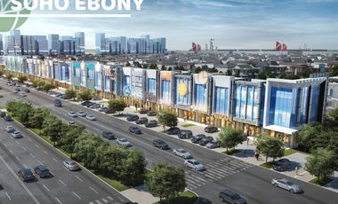 DIsewakan SOHO Ebony Golf Island PIK 2 8x18 gandeng 2 unit TERMURAH