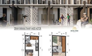 Townhouse 2 lantai termurah lokasi dekat stadion jis sunter