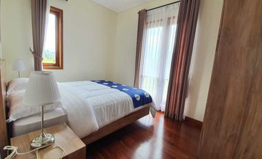 Villa fully furnished in Ubud with rice field view