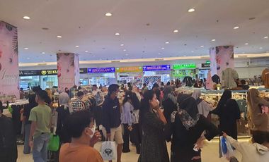 Sewa toko kios lantai UG siap pakai tangcity mall kota tangerang