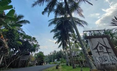 TANAH LOS SUNGAI JUNGLE VIEW DEKAT GREEN SCHOOL ARAH UBUD BALI