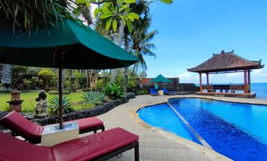 BEACHFRONT BALINESE STYLE VILLA FOR SALE
