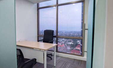 DISEWAKAN OFFICE FULLY FURNISH DI MENARA 165