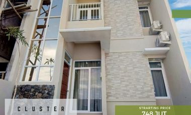 Promo Rumah Gentan Solo Aesthetic 2 Lantai SHM Ready