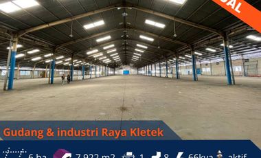 Gudang disewakan di Modong, Tulangan, Sidoarjo, Jawa Timur