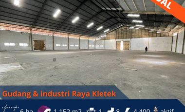 Gudang disewakan di Modong, Tulangan, Sidoarjo, Jawa Timur