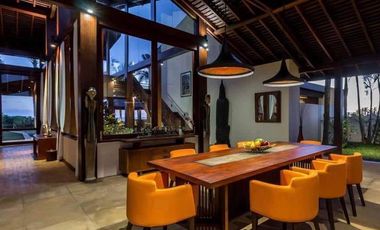 DIJUAL VILLA MEWAH VIEW LAUT DAN HAMPARAN SAWAH LOKASI TABANAN