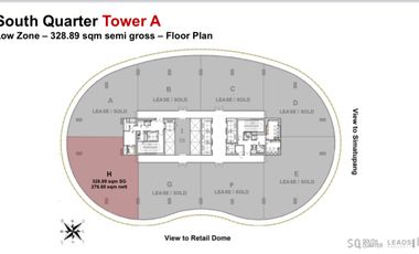 OFFICE FURNISH AVAILABLE KONDISI FURNISH DI SOUTH QUARTER