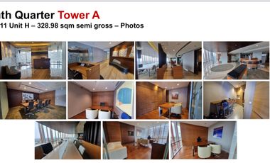 OFFICE FURNISH AVAILABLE KONDISI FURNISH DI SOUTH QUARTER