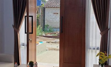 Rumah murah pinggir jalan raya dekat simpangan Depok Promo Free Biaya