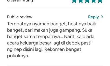 Homestay Syariah Belakang Pesona Square Mall Jl Margonda Akses Premium