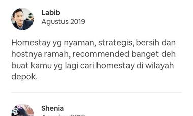 Homestay Syariah Belakang Pesona Square Mall Jl Margonda Akses Premium