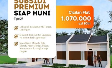 Rumah Subsidi Lokasi Strategis tidak pelosok Villa Amertha Leyangan