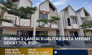 Rumah mewah 2 lantai lokasi strategis dekat tol BSD