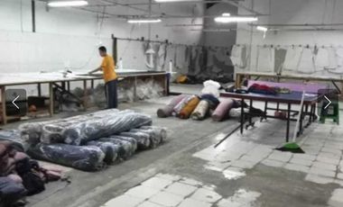JUAL CEPAT Gudang ex Garment dan Kantor di Cigondewah Hilir, Bandung