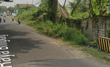 Raya bringkang samping perumahan grand sunrise