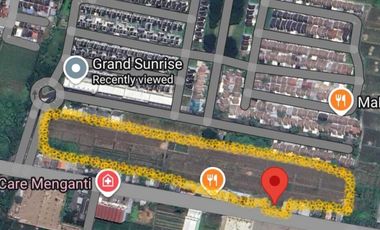 Raya bringkang samping perumahan grand sunrise