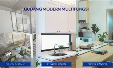 Gudang Modern Multifungsi Bizpark di PIK 2