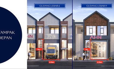 Gudang Modern Multifungsi Bizpark di PIK 2