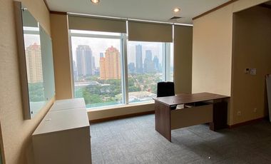 Disewakan Equity Tower Premium Office Space 222 sqm–Kawasan SCBD Jakarta Selatan