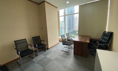 Disewakan Equity Tower Premium Office Space 222 sqm–Kawasan SCBD Jakarta Selatan