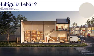 Gudang Modern Multifungsi 2 Lantai Bizpark di PIK 2