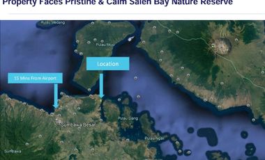 Beachfront Land di Teluk Saleh, Moyohilir Sumbawa Besar