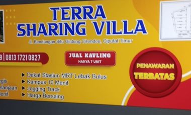 Dijual Kaveling Tanah mulai 80m2 dlm cluster Situgintung, Cirendeu- Ciputat