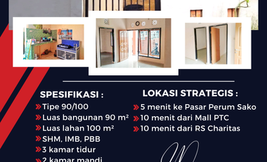 Dijual Rumah Sako Palembang Seharga Rp 450 Juta Saja