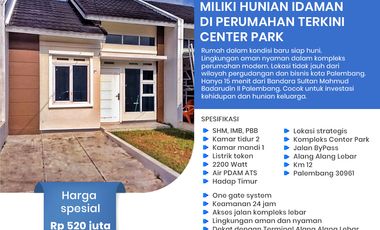 Dijual Rumah Center Park Palembang
