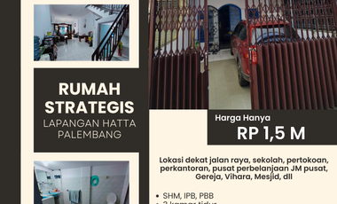 Dijual Rumah Lapangan Hatta Palembang